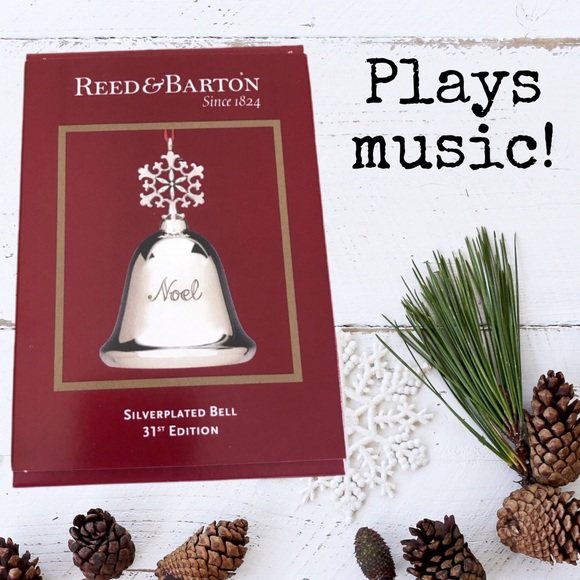 🎶 Musical Reed & Barton Bell Ornament - Picture 1 of 12